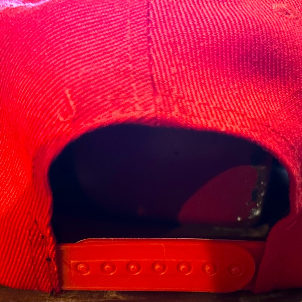 Lego Brick Brick Gear Red Hat Adjustable Building Lego Hat - Snap Back View 3